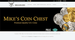 Desktop Screenshot of mikescoinchest.com